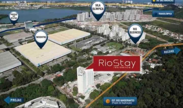 Flat Com Cozinha - Rio Stay - Rock In Rio - Rio Centro 리오데자네이루 외부 사진